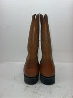 New Men’s Orange Cowtown Cowboy Boots. T 214 13 D. 8-77