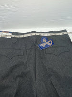 New Vintage Gray Circle S Polyester Pants #CP4776 SS-23