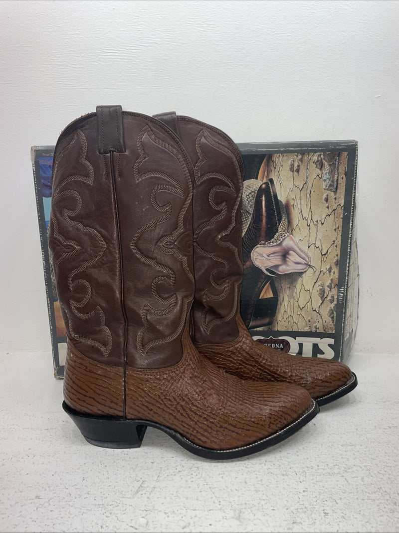 New Men’s Brown Nocona Cowboy Boots. 3017 C 9 E. 3-52