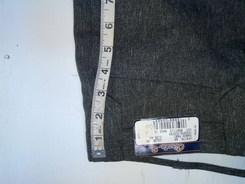 New Vintage Black Circle S Polyester Pants #CP4776 OO-3