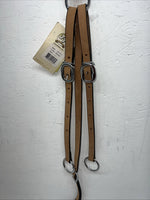 New Royal King Light Oil Brown Leather Running Martingale #53-4275 BB-46