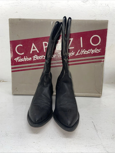 New Women’s Black Capezio Cowboy Boots. L 280 7 M. 18-44