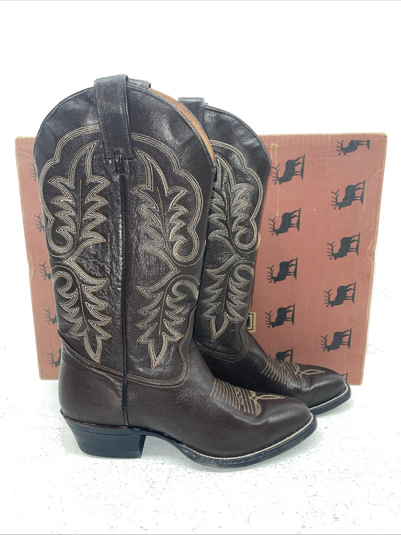 New Men’s Brown Texas Imperial Cowboy Boots. M 117 9 D. 3-59