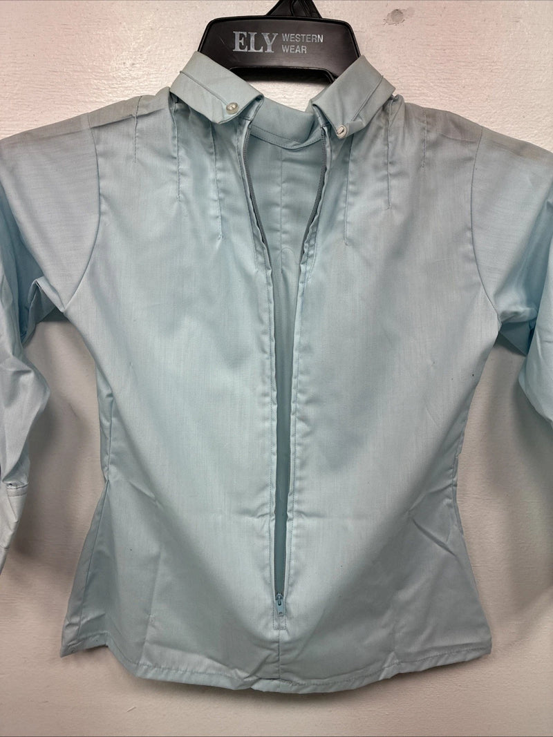New Kids Blue Long Sleeve Half Zip Shirt Size Kids 10 YY-28