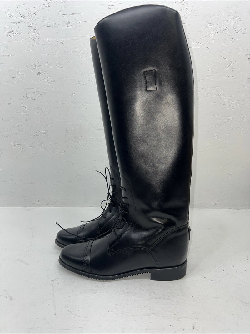 New Women’s Black Ovation English Riding Boots. L 023 7.5 7 1/2 R. 12-15