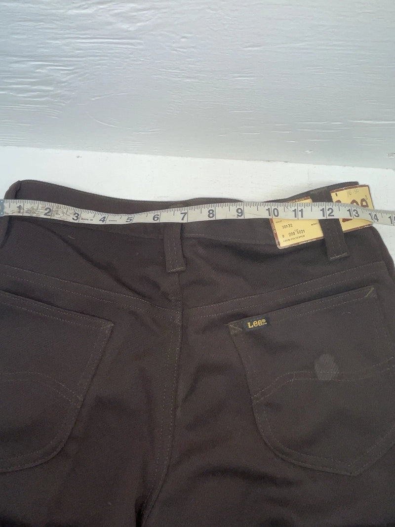 New Vintage Brown Lee Polyester Pants #2004021 OO-69
