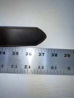 New Brown Genuine Leather Nocona Pendent And Tooled 30” Belt #1110202 JJ-27