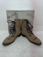 New Men’s Brown Lace Up Acme Cowboy Boots.  1011 8 D. 1-112