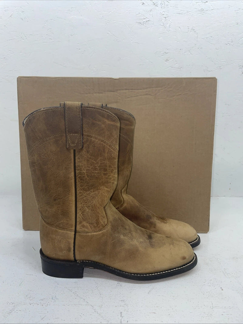 New Women’s Brown J Chisholm Cowboy Boots. L 1014 7 M. 18-84