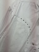 New Women’s White Horse White Gem Long Sleeve Pearl Snap 2XL II-1