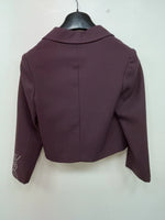 New Women’s Purple Cowboys Long Sleev Button Up Shirt S 3B-117