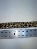 New Leopard Print Genuine Leather Blazin Roxx Bling S Belt #N1330999 Z-51