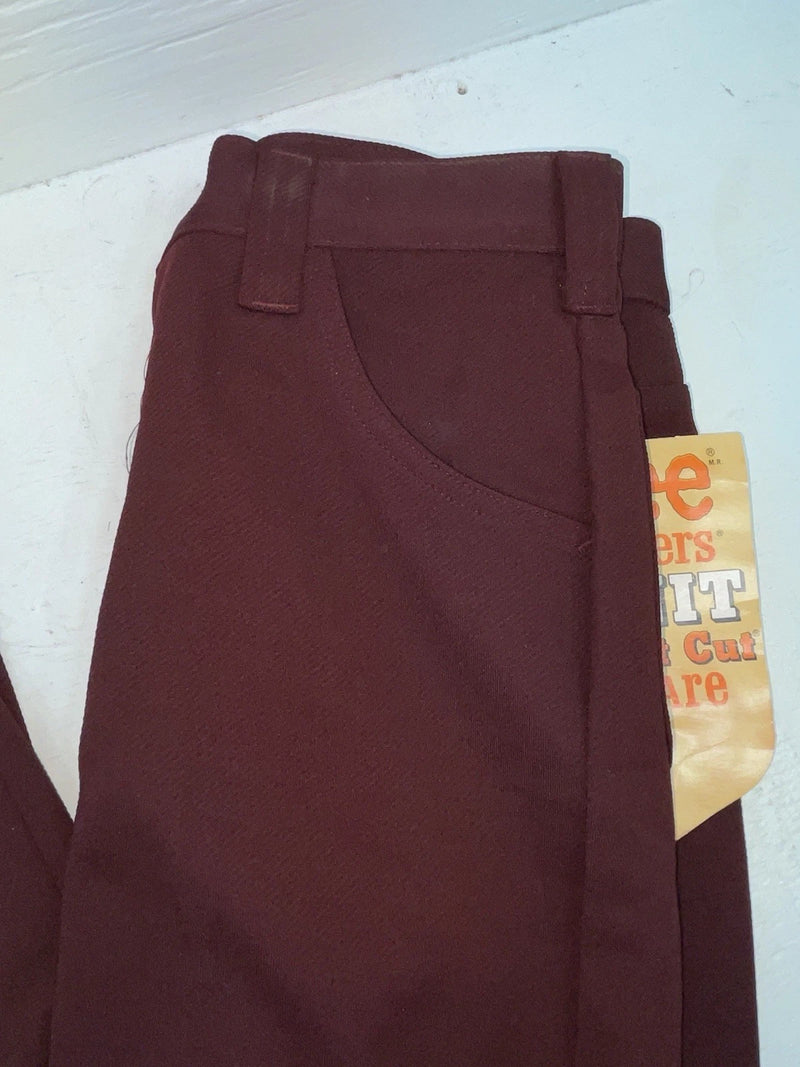 New Vintage Red Lee Polyester Pants #2004061 XX-42