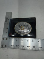 New Women’s Nocona Gold Silver “G” Belt Buckle. 37572-G A-115