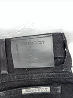 New Men’s Black Diamond Cut Gusset Denim Jeans. 19/20x36 J-7