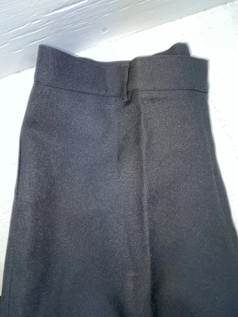 New Vintage Black Polyester Pants OO-36