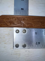 New Brown Genuine Leather Tooled 34” Belt #SR502 Z-115