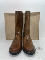 New Men’s Brown Texas Brand Cowboy Boots. 110651 13 D. 10-37