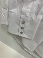 New Men’s ELY Cattleman Western White Long Sleeve Pearl Snap 17 X 35 XL V-46