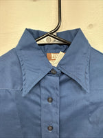New Boys Fenton Navy Blue Long Sleeve Button Up Size 6 DD-131
