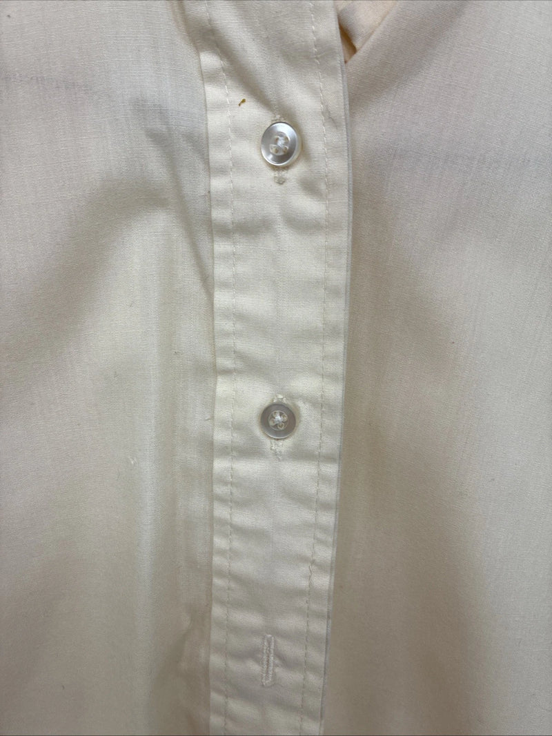 New Women’s Town And Country Yellow Long Sleeve Button Up Size 32 YY-93