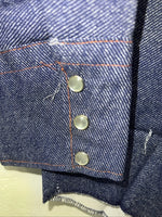 New Men’s Denim Karman Western Wear Pearl Snap Shirt. 15 X 33 Medium A-170