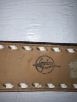 New Blue Genuine Leather Longhorn Tooled 30” Belt #82829 JJ-125