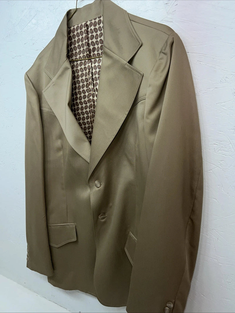 New Men’s Panhandle Slim Tan Suit Jacket 42 #1072 LL- 607