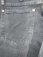 New Men’s Grey Cowboy Cut Wrangler Slim Fit Denim Jeans. 7x36 F-36
