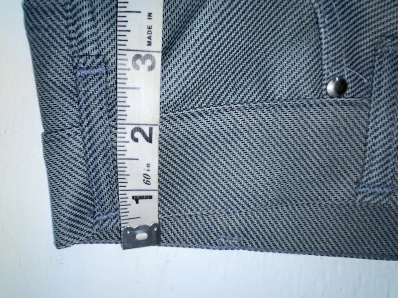 New Vintage Blue Speckled Miller Polyester Pants #2624 3A-19