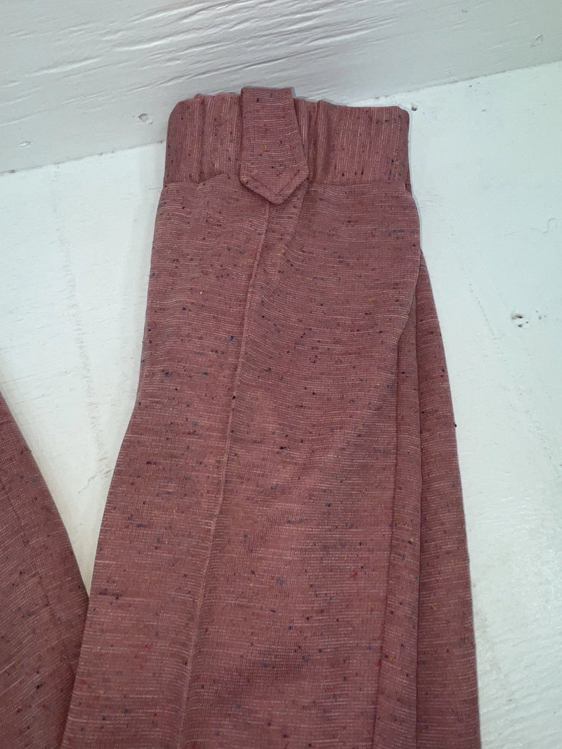 New Vintage Pink Speckled Panhandle Slim Polyester Pants #7402 SS-98