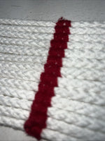New Tough 1 White Red Mohair 27” Cinch #59-1227 Y-36