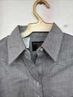 New Women’s Dickson Jenkins Gray Long Sleeve Button Up Size 32 MM-30