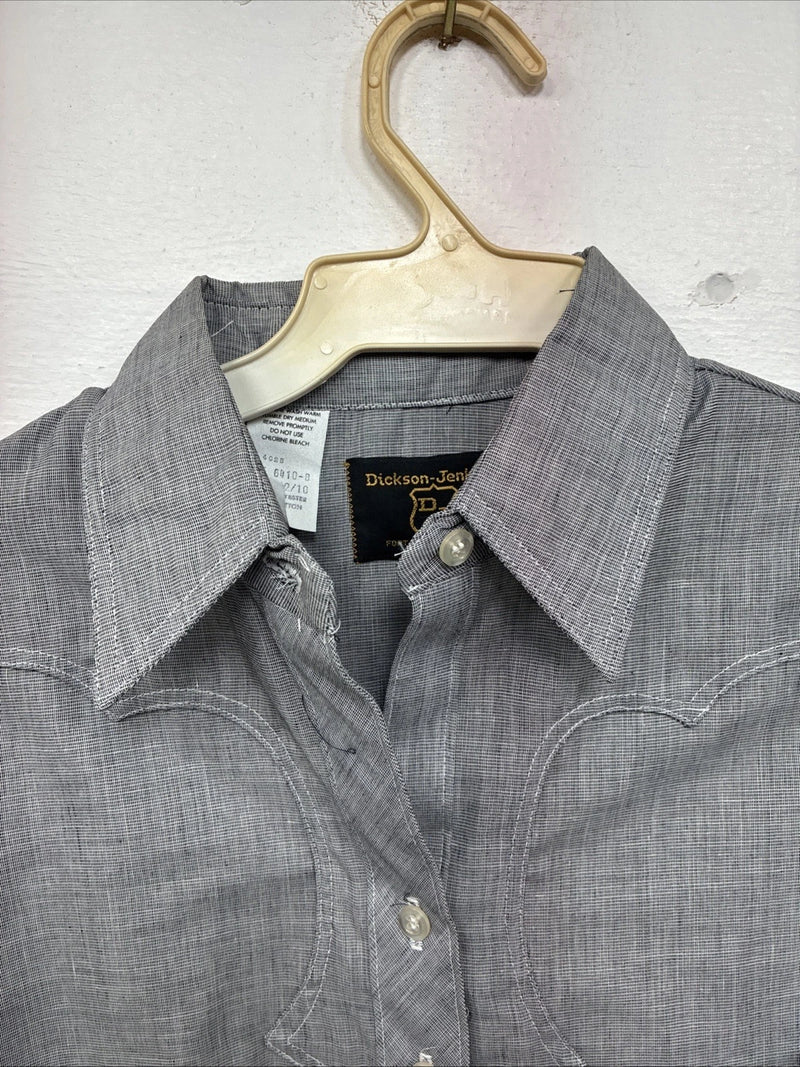 New Women’s Dickson Jenkins Gray Long Sleeve Button Up Size 32 MM-30