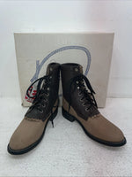 New Men’s Brown Lac Up A Jama Product Cowboy Boots. Y 5110 G 4.5 4 1/2. 2-60