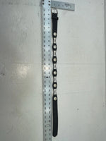 New Black Genuine Leather Nocona Silver Pendent 24” Belt #N4412001 NN-66