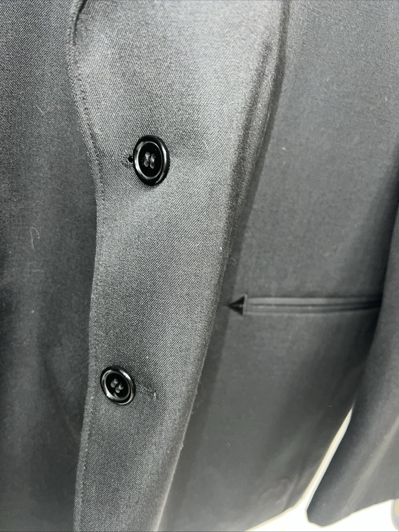 New Men’s Circle S Black Suit Jacket 48R #25832 Y-607
