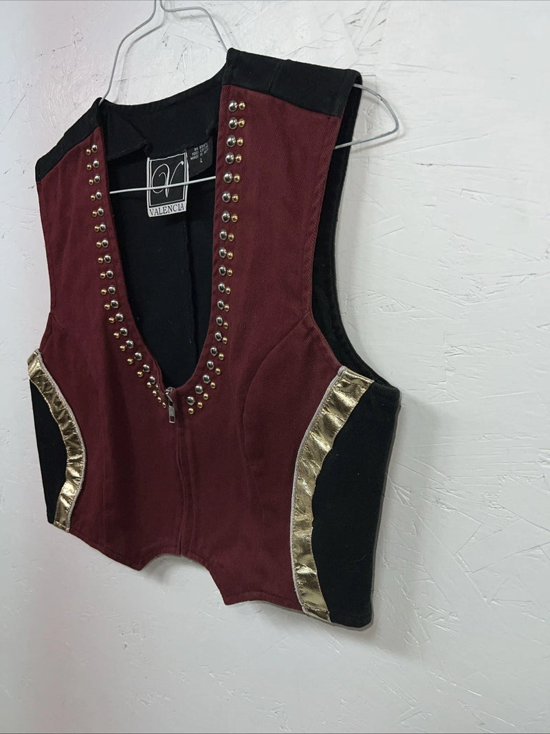 New Women’s Valencia Purple Vest Large #69479 UU-54