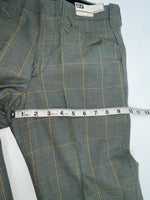 New Vintage Green Checkered Dickson Jenkins Polyester Pants #2213 ZZ-32