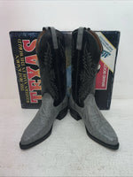 New Men’s Gray Texas Brand Cowboy Boots. 1202 6.5 6 1/2 E E. 1-39