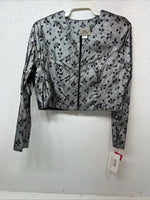New Women’s 1849 Authentic Ranchwear Silver Western Show Shirt L UU-51