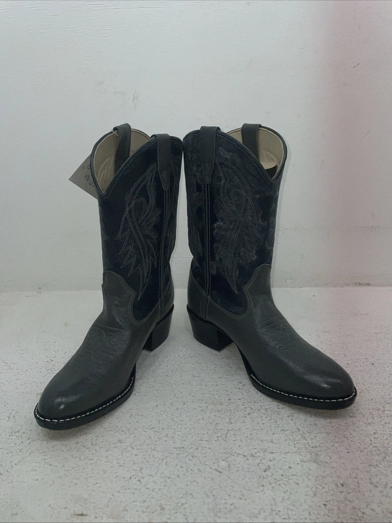 New Children’s Gray Texas Brand Cowboy Boots. B 2102 5 D. 2-81