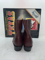 New Men’s Red Texas Brand Cowboy Boots. M 3739.5 9 1/2 D. 5-46