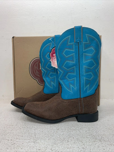 New Kids Blue Nocona Cowboy Boots. N K 5050 4.5 4 1/2 D. 23-119