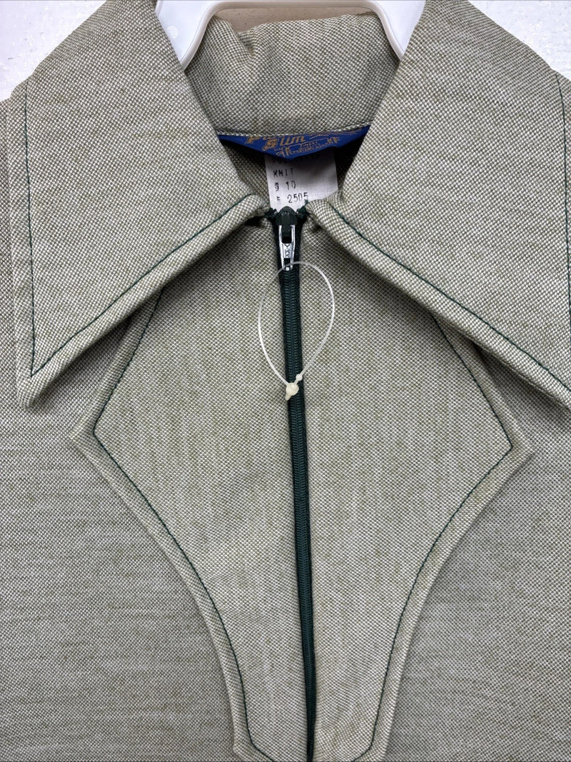 New Women’s Panhandle Slim Green Long Sleeve Half Zip Size 10 TT-92