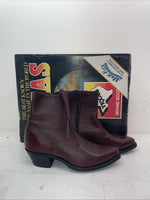 New Men’s Red Texas Brand Cowboy Boots. M 37310 D. 6-70