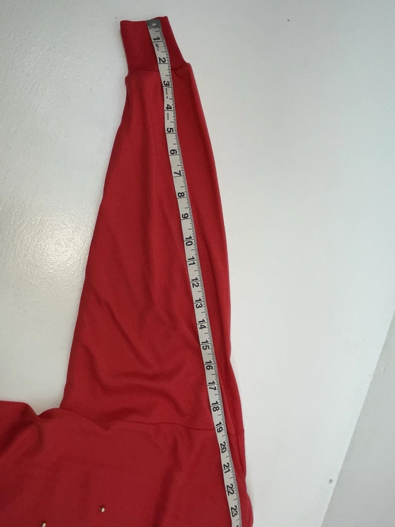 New Women’s Red Wrangler Long Sleeve Shirt L #7550AB 3B-25