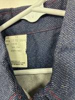 New Boys Panhandle Slim Blue Jean Long Sleeve Pearl Snap Size 12 DD-114