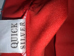 New Vintage Red Quicksilver Polyester Pants ZZ-3