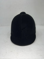 New Women’s Black Velvet IRH English Riding Helmet. 1020 7 1/8. 12-87